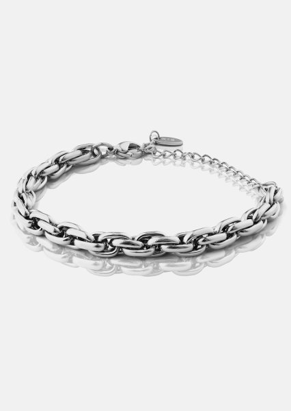 Armband Shine Link - Verzilverd