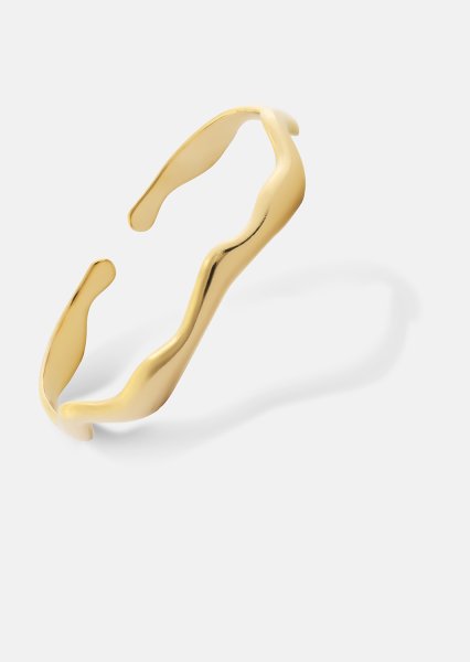 Armband Waveform - 18k Gold Plated