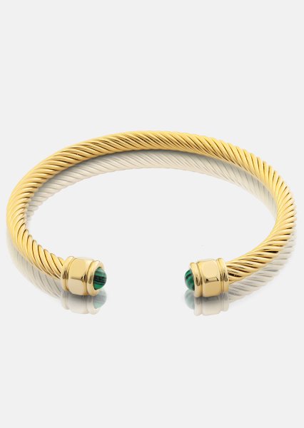 Armband Aumaura Green - 18k Verguld