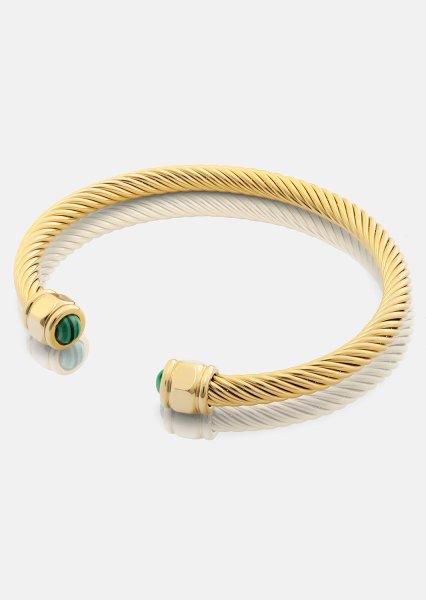 Armband Aumaura Green - 18k Verguld