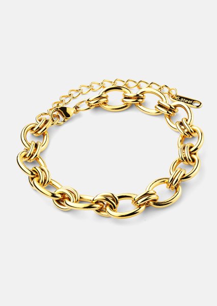 Armband The link - 18k Verguld