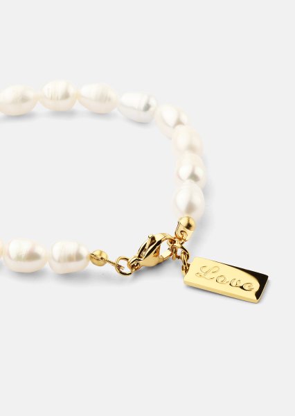 Armband Love Pearl - 18k Verguld