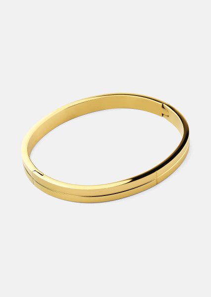 Armband Linea Gold Bangle - 18k Verguld