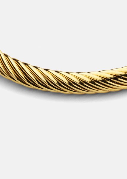 Armband Twistad Elegans - 18k Gold Plated