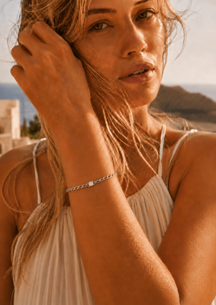 Armband Pulse – Verzilverd