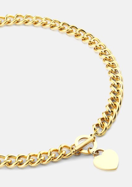 Luxe Circle Charm Necklace - 18k Verguld