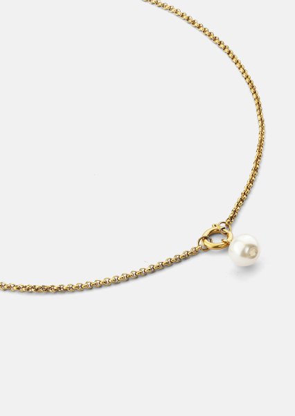 Ketting Opal Circle Necklace - 18k Verguld