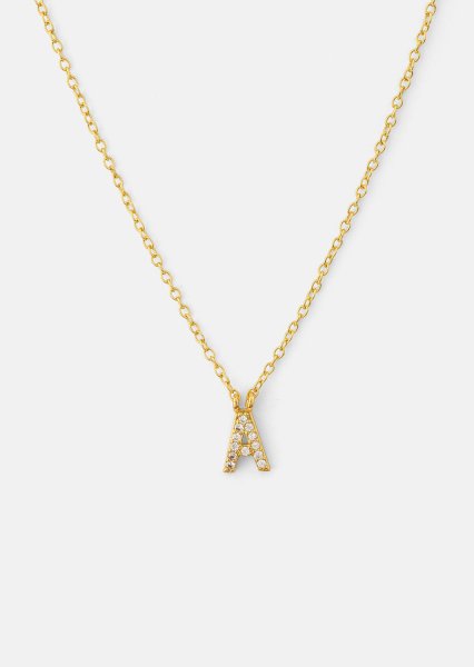 Ketting Initial Letters A-N – 18k Gold Plated