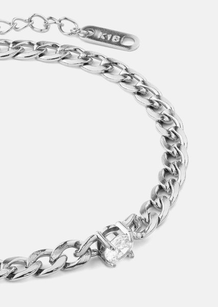 Armband Pulse – Verzilverd