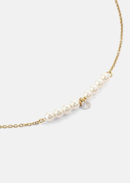 Ketting Moonlet Grace - 18k Verguld