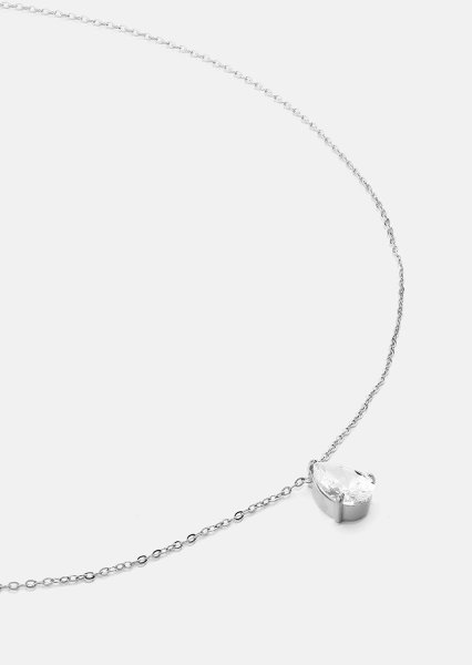 Ketting Drop – Verzilverd