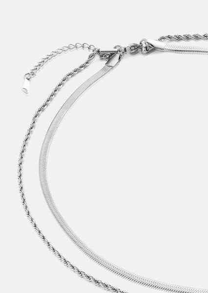 Verona Ketting – Verzilverd