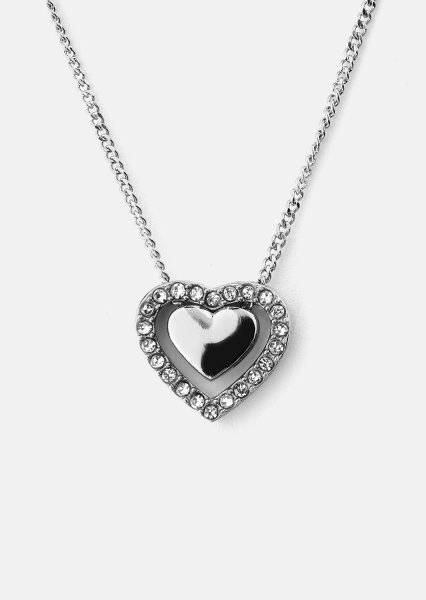 Ketting Heart Glow – Verzilverd