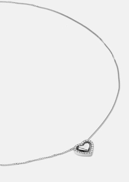 Ketting Heart Glow – Verzilverd