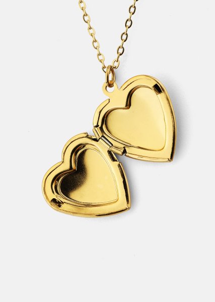 Ketting Golden Heart big - 18k Verguld