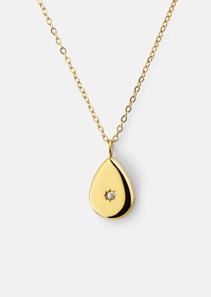 Ketting Aurora Drop - 18k Verguld