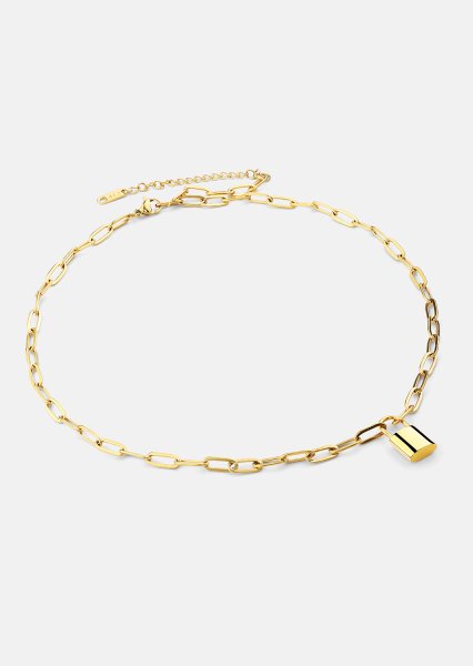 Ketting Golden Lock – 18k Verguld