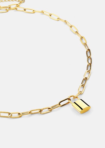 Ketting Golden Lock – 18k Verguld