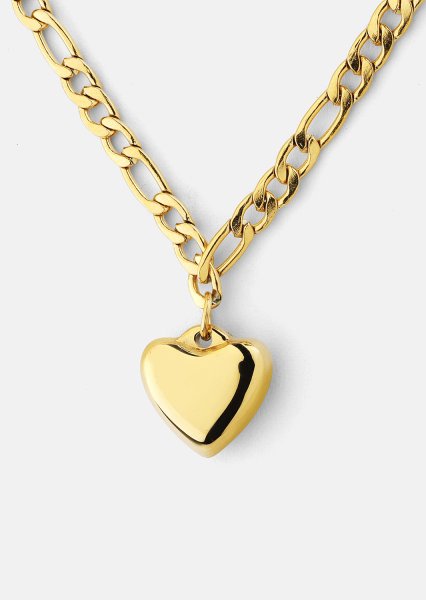 Ketting Heart of Gold – 18k Verguld