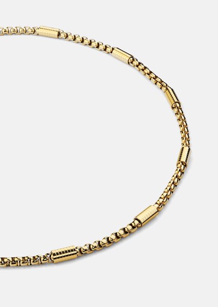 Ketting Cylindra – 18k Verguld