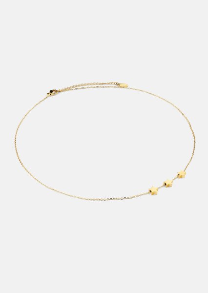 Ketting Stjärntrio – 18k Verguld