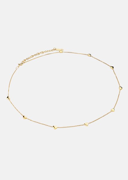Ketting Golden Hearts - 18k Verguld
