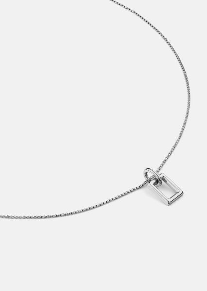 Ketting Geometrisk Grace – Verzilverd