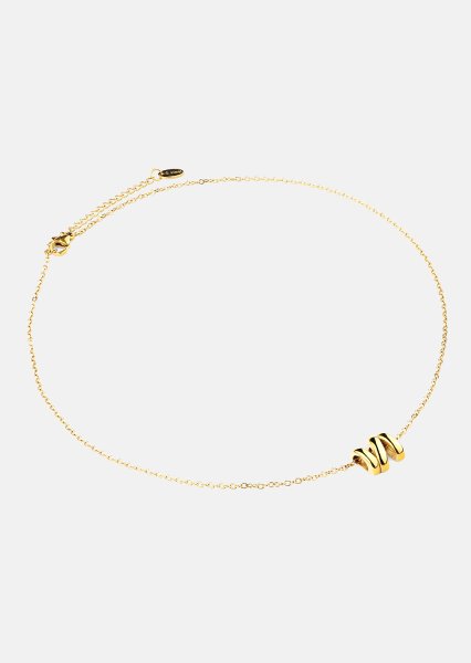 Ketting W-Twist – 18k Verguld