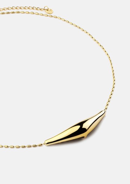 Ketting Flow - 18k Verguld