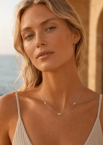 Ketting Lunessence – Verzilverd