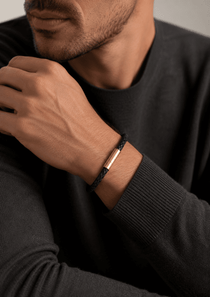 Leren armband Echo Forge