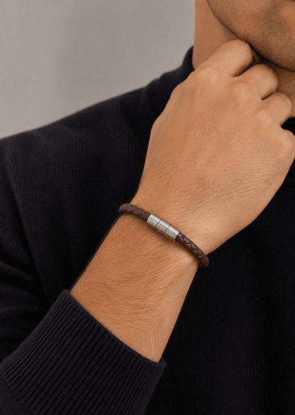 Leren armband Iron Vow