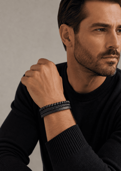 Leren armband Raven Stride