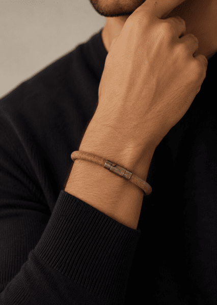 Leren armband Savage Echo