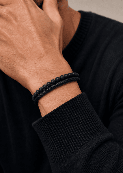 Leren armband Shadow Embrace