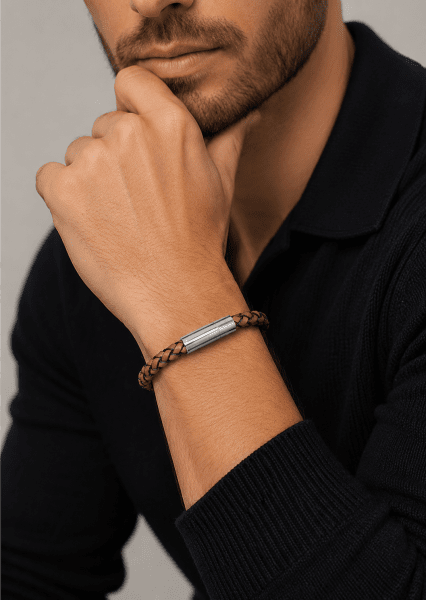 Leren armband Stalwart Ridge