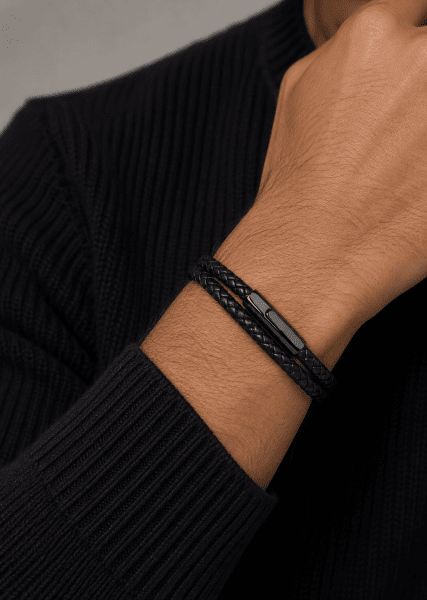 Leren armband Titan Whisper