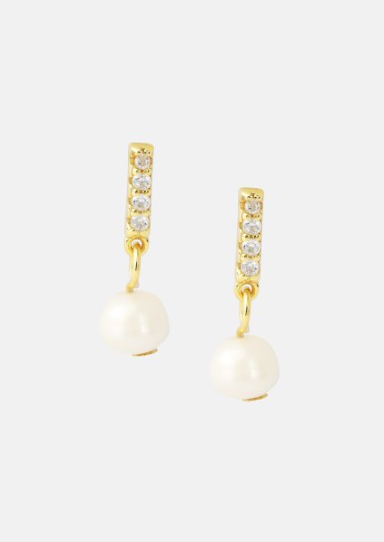 Lacona Oorbel - 18k Verguld