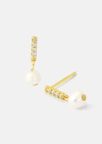 Lacona Oorbel - 18k Verguld