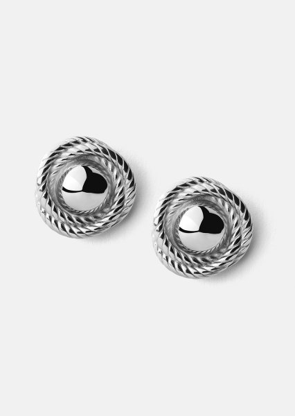 Oorbel Regal Twist - Verzilverd
