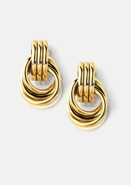 Oorbel Unity Loop - 18k Verguld