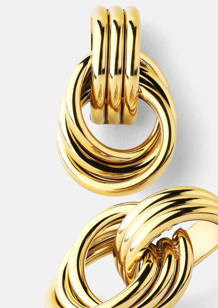 Oorbel Unity Loop - 18k Verguld
