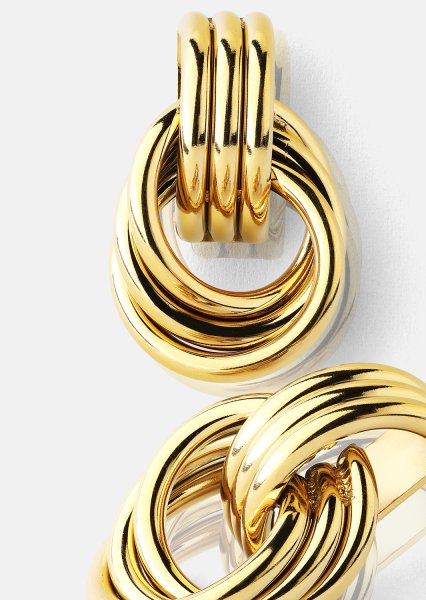 Oorbel Unity Loop - 18k Verguld