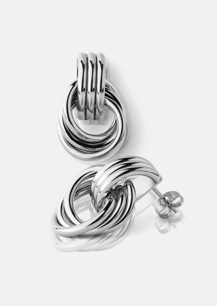 Oorbel Unity Loop - Verzilverd