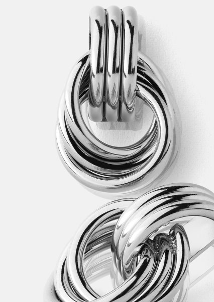 Oorbel Unity Loop - Verzilverd