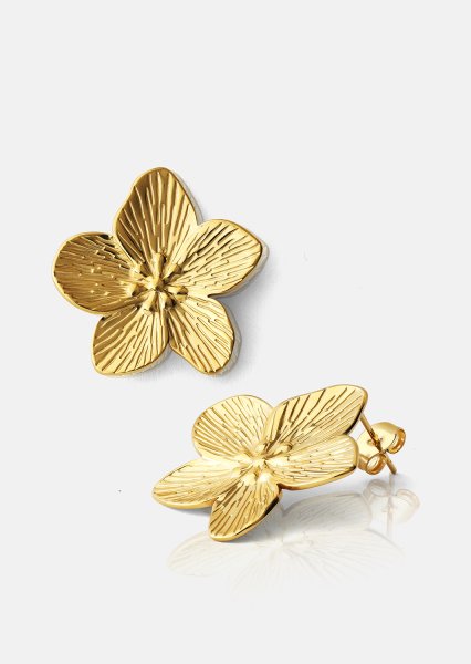 Oorbel Blossom - 18k Gold Plated