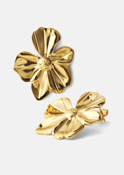 Florina Oorbellen - 18k Verguld