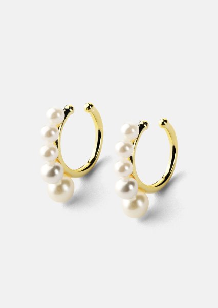Perlina Oorbel - 18k Verguld