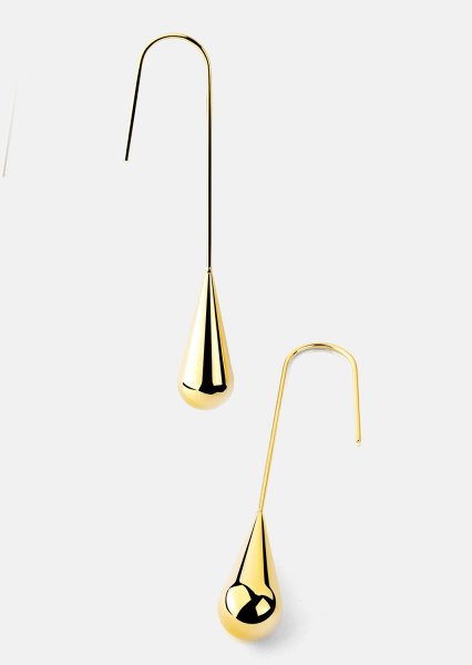 Oorbel Golden Drop Elegance - 18k Verguld