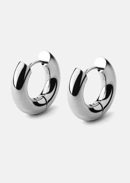 Oorbellen Bold Glow – Verzilverd